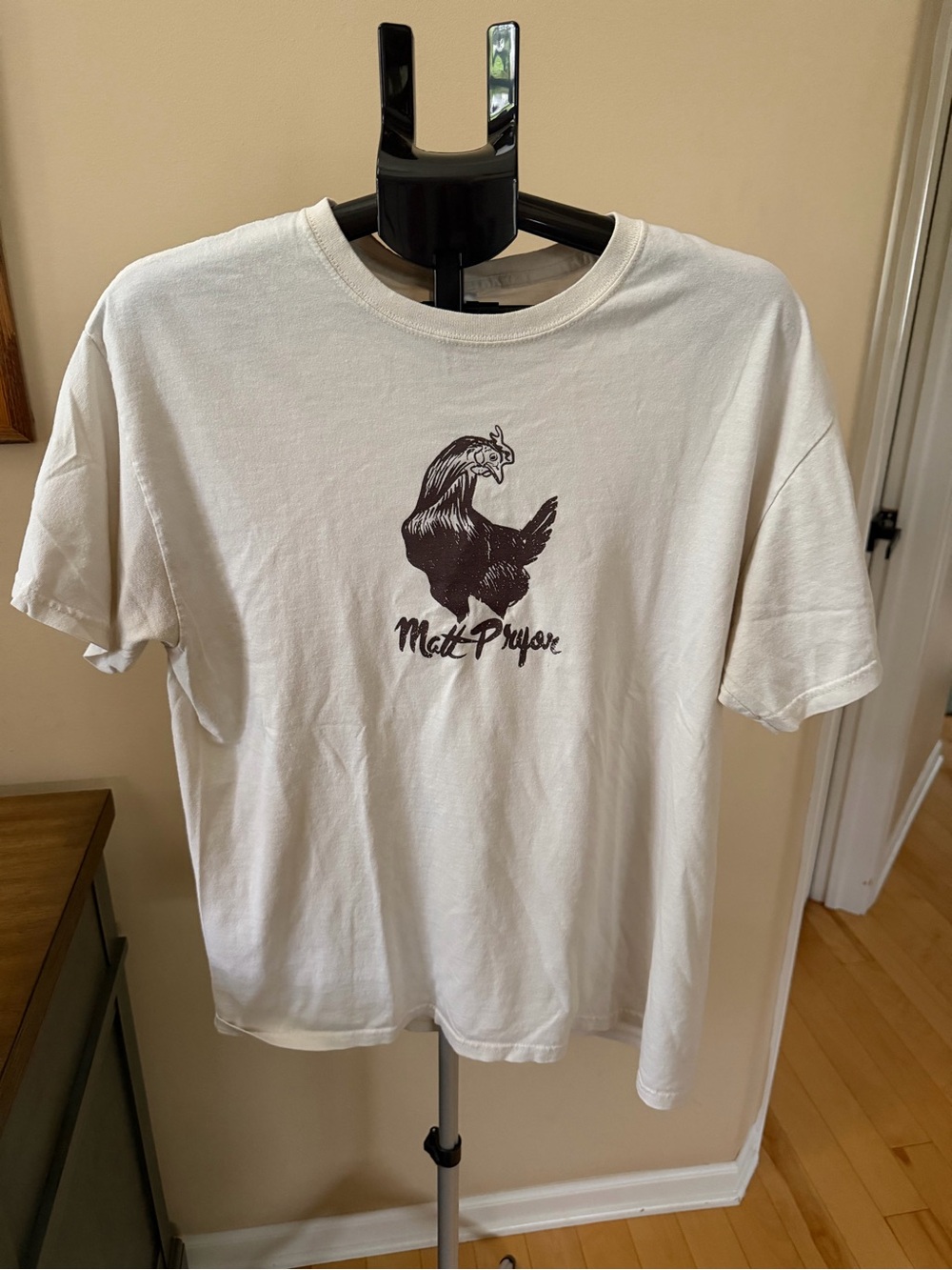 Matt Pryor Band T Shirt Men’s XL White Indie Rock Graphic Tee Cotton